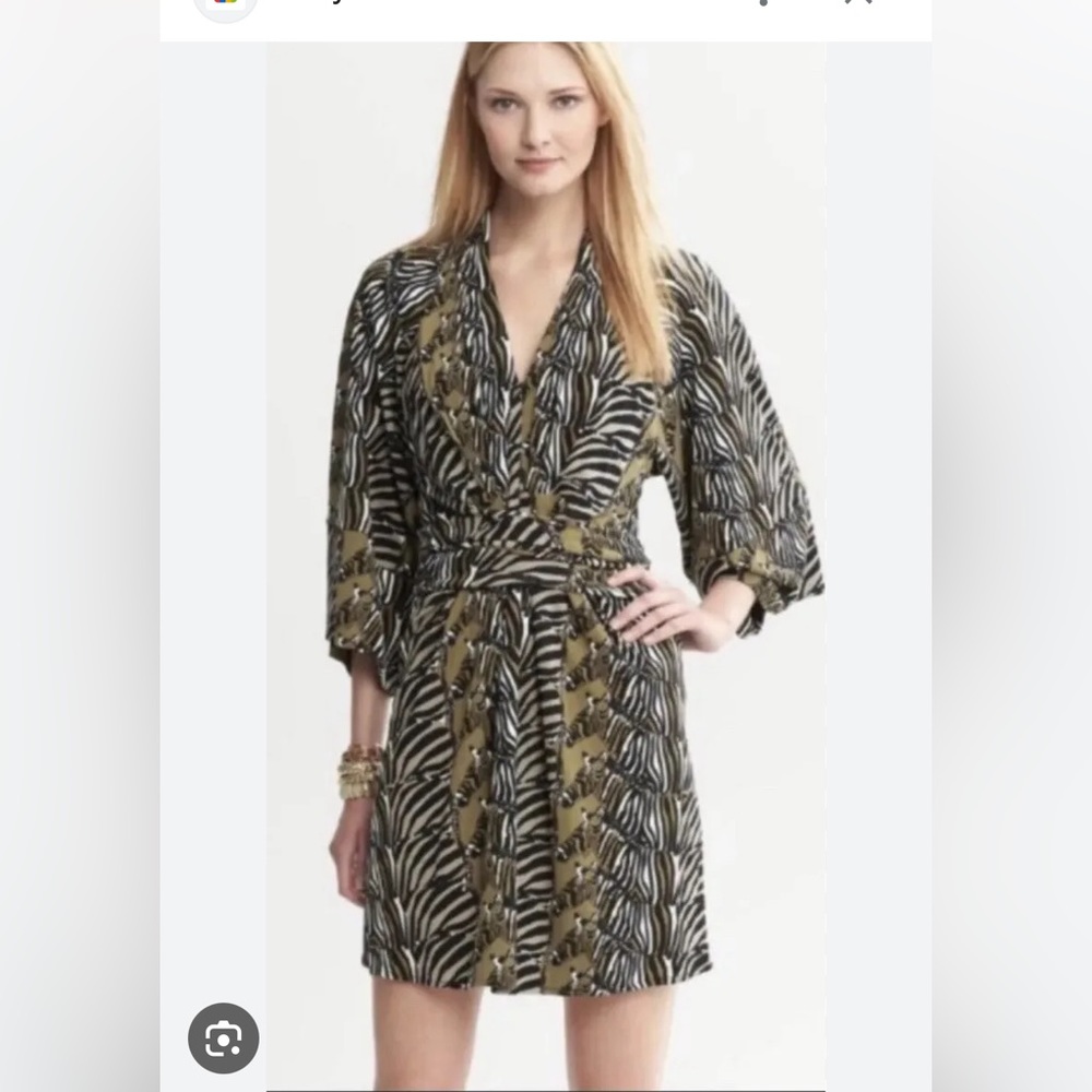 COPY - Banana Republic x Issa zebra tunic dress size 6